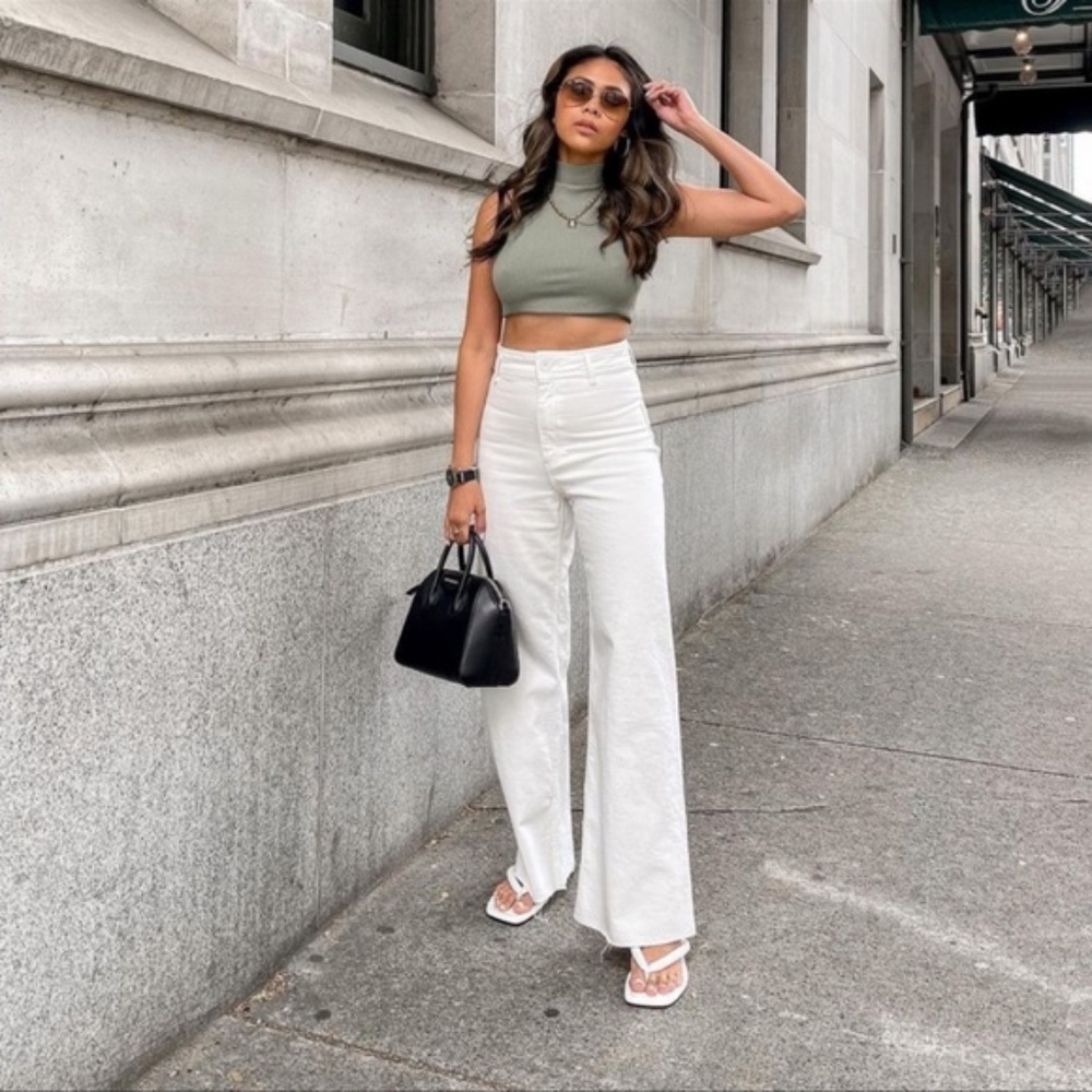 Zara The Marine Wide Leg Jeans - Picture 4 of 6